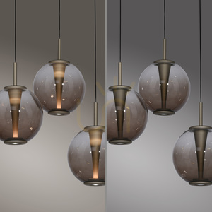 Lampa Wisząca PURE E-Infinity 2222-97 Brązowy 3xLED small 7