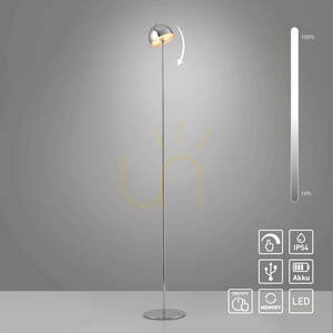 Lampa podłogowa Paul Neuhaus / JUST LIGHT Bellis 19245-17, LED, IP54 small 3