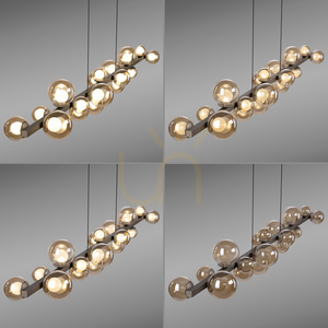 Lampa Wisząca PURE E-POPUP 2558-97 Brązowy 18xLED small 5