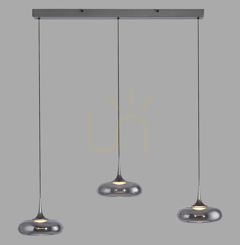 Sprawdź Lampa Wisząca POSH 15693-15 Szary 3xLED