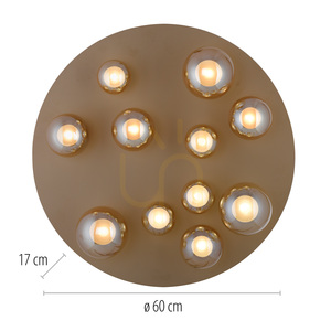 Plafon PURE POPUP 6588-97 Brązowy 11xLED small 7