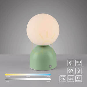 Lampa Stołowa RUDI 19218-43 Zielony 1xLED small 3