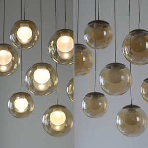 Lampa Wisząca PURE POPUP 2587-97 Brązowy 7xLED small 10
