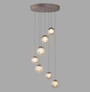 Lampa Wisząca PURE POPUP 2587-97 Brązowy 7xLED small 3