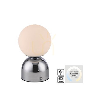 Lampa Stołowa RUDI 19218-17 Chrom 1xLED small 2