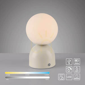 Lampa Stołowa RUDI 19218-39 Beżowy 1xLED small 1
