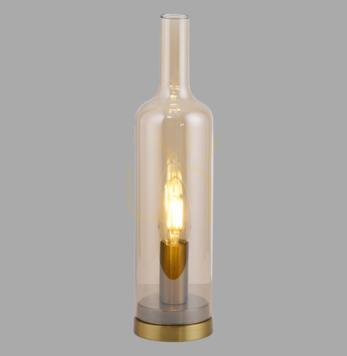 Sprawdź Lampa Stołowa BOTTLE 14006-27 Bursztynowy 1xE14