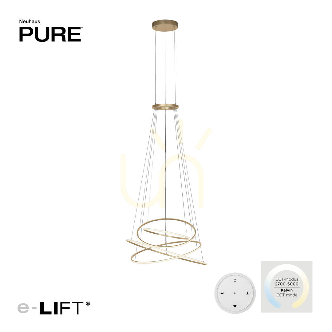 Zobacz Lampa Wisząca PURE E-FLYING RINGS 2566-97 Brązowy 1xLED Lampa Wisząca PURE E-FLYING RINGS 2566-97 Brązowy 1xLED