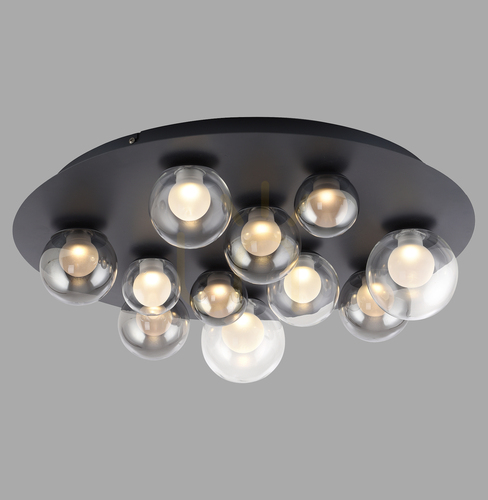 Sprawdź Plafon PURE POPUP 6588-15 Szary 11xLED
