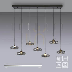 Lampa Wisząca POSH 15695-15 Szary 7xLED 1 Lampa Wisząca POSH 15695-15 Szary 7xLED small 1