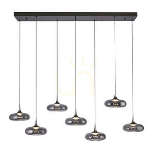 Lampa Wisząca POSH 15695-15 Szary 7xLED 2 Lampa Wisząca POSH 15695-15 Szary 7xLED small 2
