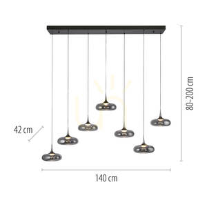 Lampa Wisząca POSH 15695-15 Szary 7xLED 8 Lampa Wisząca POSH 15695-15 Szary 7xLED small 8