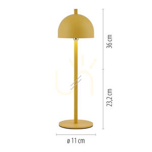 Lampa Stołowa BELLIS 19244-81 Żółty 1xLED 9 Lampa Stołowa BELLIS 19244-81 Żółty 1xLED small 9