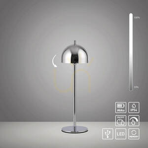 Lampa Stołowa BELLIS 19244-17 Chrom 1xLED small 1