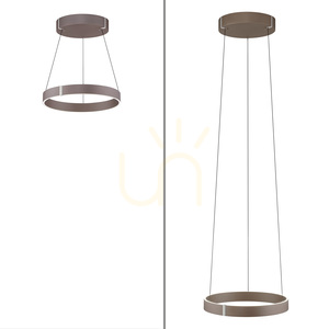 Lampa Wisząca PURE E-CLIPSE 2560-34 Brązowy 2xLED 2 Lampa Wisząca PURE E-CLIPSE 2560-34 Brązowy 2xLED small 2