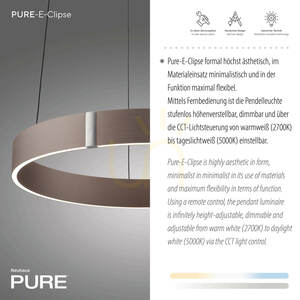 Lampa Wisząca PURE E-CLIPSE 2560-34 Brązowy 2xLED 9 Lampa Wisząca PURE E-CLIPSE 2560-34 Brązowy 2xLED small 9