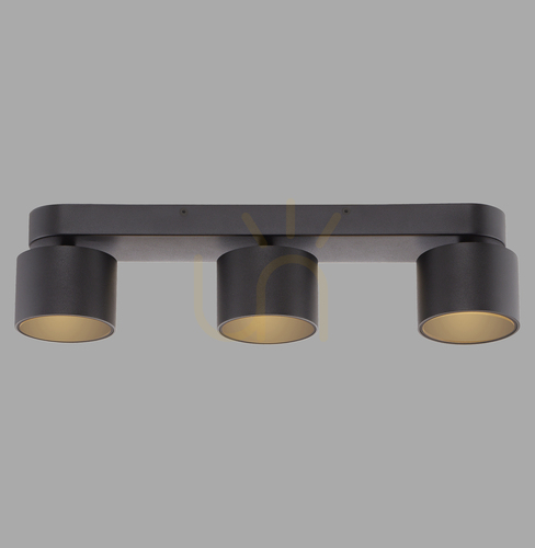 Sprawdź Plafon PURE CUP 6227-18 Czarny 3xLED