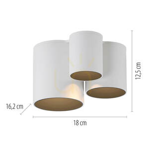 Plafon PURE POINT 6750-16 Biały 1xLED small 5