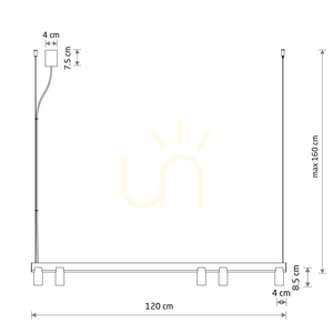 Lampa Wisząca FOURTY LINE LED 1200 12422 Nowodvorski small 13