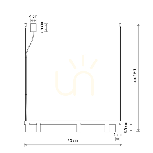 Sprawdź Lampa Wisząca FOURTY  LINE LED 900 12298 Nowodvorski