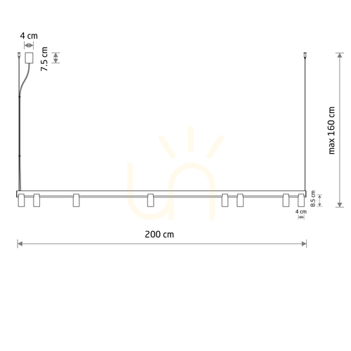 Sprawdź Lampa Wisząca FOURTY  LINE LED 12292 Nowodvorski