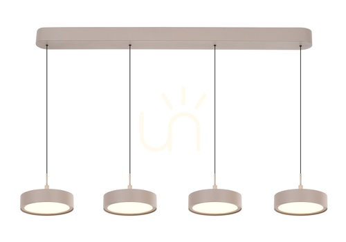 Sprawdź Lampa wisząca czwórka prosta VALENSOLE kaszmirowa 7062-413 Aviano