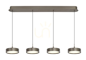 Lampa wisząca czwórka prosta VALENSOLE brąz 7062-421 Aviano small 2