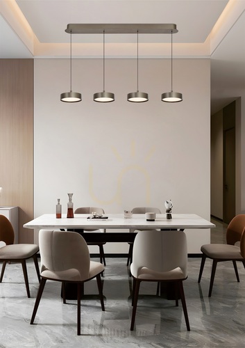 Sprawdź Lampa wisząca czwórka prosta VALENSOLE brąz 7062-421 Aviano