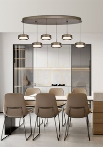 Lampa wisząca szóstka owalna VALENSOLE  brąz 7062-621 Aviano small 0