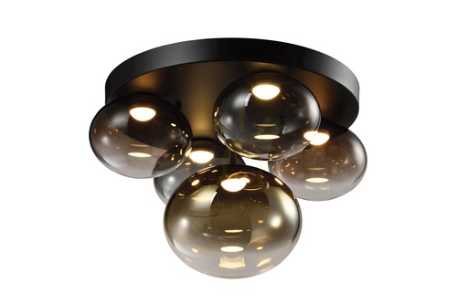 Sprawdź Lampa sufitowa - plafon piątka okrągły PESARO czarny 9082-502 Aviano