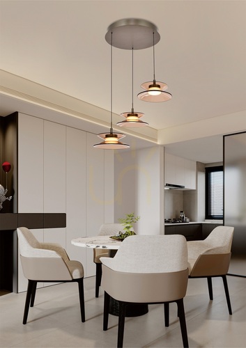 Sprawdź Lampa wisząca trójka okrągła CREMA brąz / klosz coffee 5058-321 Aviano