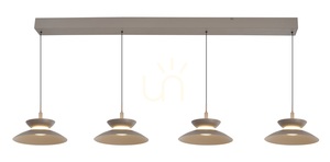 Lampa wisząca czwórka prosta GUBBIO kaszmirowa 7060-413 Aviano small 1