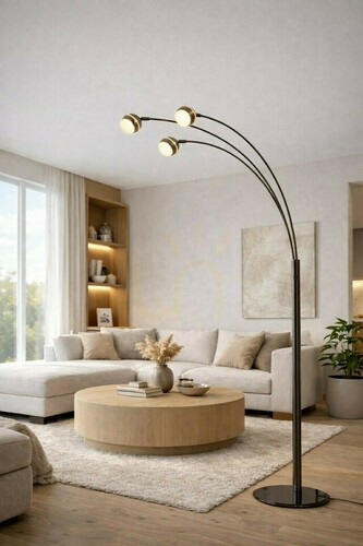 Sprawdź Lampa podłogowa trójka BIARRITZ czarny chrom 3047-305 Aviano