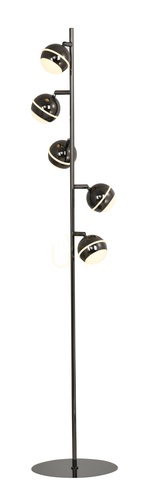 Sprawdź Lampa podłogowa piątka BIARRITZ czarny chrom 3047-505 Aviano