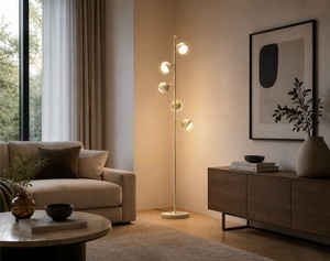 Lampa podłogowa piątka BIARRITZ kaszmirowa 3047-513 Aviano small 0
