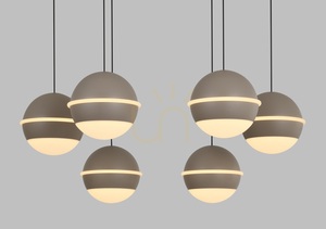 Lampa wisząca siódemka okrągła BIARRITZ kaszmirowa 5047-813 Aviano small 2