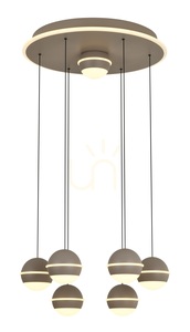 Lampa wisząca siódemka okrągła BIARRITZ kaszmirowa 5047-813 Aviano small 3