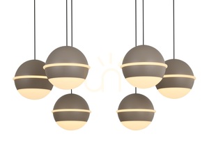 Lampa wisząca siódemka okrągła BIARRITZ kaszmirowa 5047-813 Aviano small 4