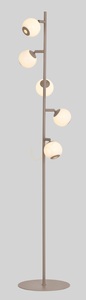 Lampa podłogowa LED Aviano LUBERON 3051-513, 5 kloszy, kaszmirowo-piaskowa small 1