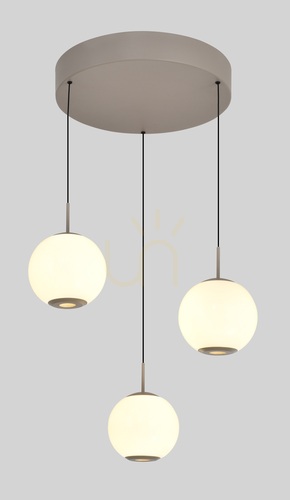 Sprawdź Lampa wisząca trójka okrągła LED LUBERON kaszmirowa 5051-313 Aviano