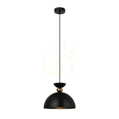Sprawdź Czarna Lampa Wisząca Pegai E27