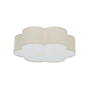 Plafon TK-Lighting CAPRI LEN 10746, beżowy, 49 cm, 4×E27 small 0