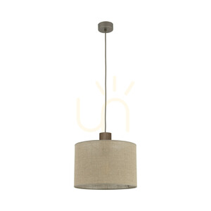 Viga Shade Orzech Lampa Wisząca 1 Xe27 small 0