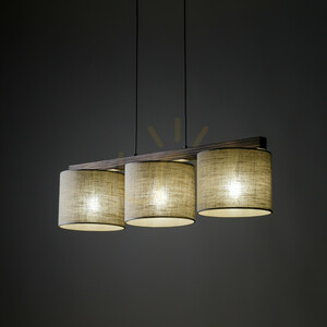 Viga Shade Orzech Lampa Wisząca 3 Xe27 small 1