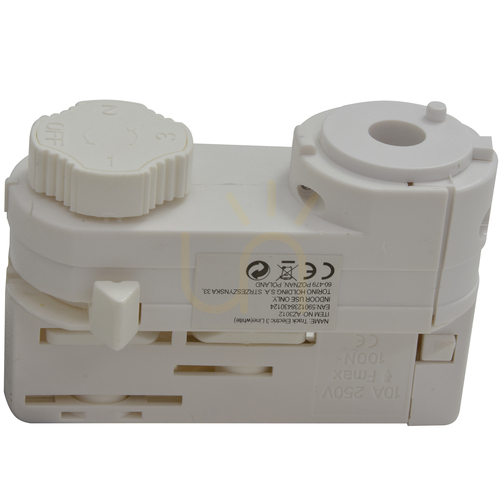 Sprawdź Adapter do Szynoprzewodu Azzardo TRACK 3LINE ELECTRIC ADAPTER Biały