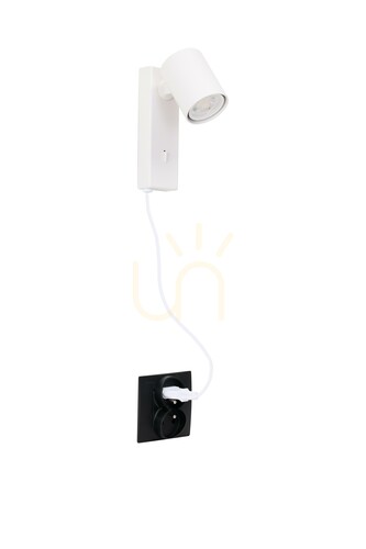 Sprawdź Kinkiet Azzardo EXO PLUG Biały