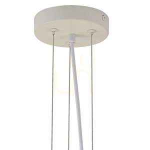 Lampa wisząca PEONY biała 90 cm small 4