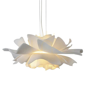 Lampa wisząca PEONY biała 90 cm small 5