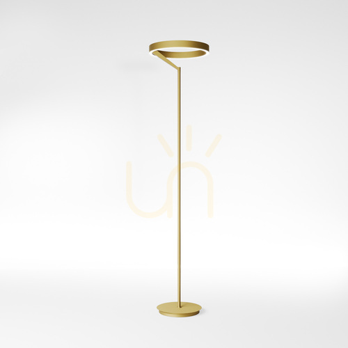 Sprawdź Lampa podłogowa CRISEIDE PT FCRPIO Złoty szczotkowany Gea Luce