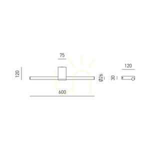 Kinkiet GAP560 Biały Gea Luce IP44 small 1